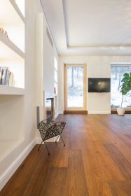 Parketti tammi lankku Basica UV lacquer Brownie