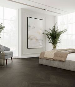 Chevron tammi Nova Eco Elite Lava Grey Extra Matt Lacquered 5% gloss